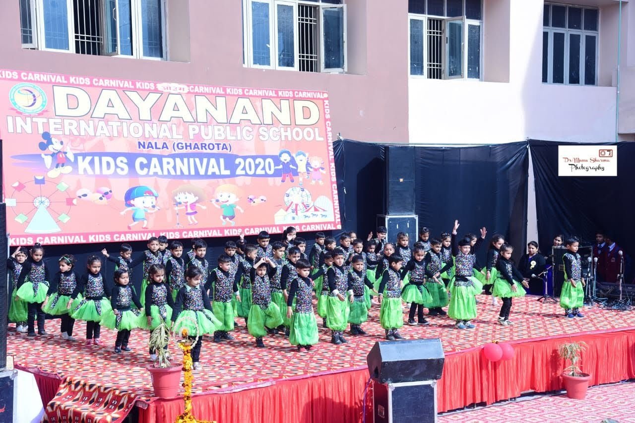Kids Carnival 2020 — on stage — Dayanand International Public School